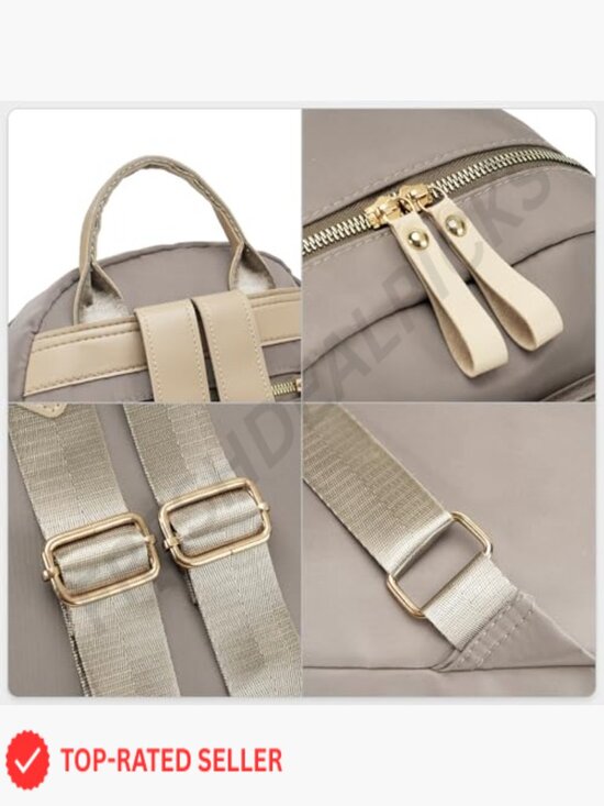 Mini Backpack Purse Lightweight Waterproof Convertible Daily Bag Work Travel main image 4